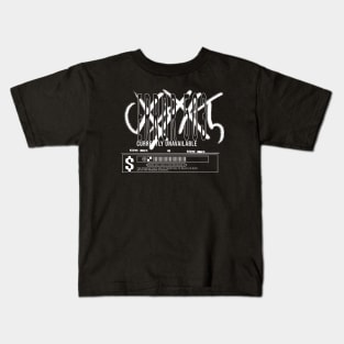 Currently Unavailable Error 503 Kids T-Shirt